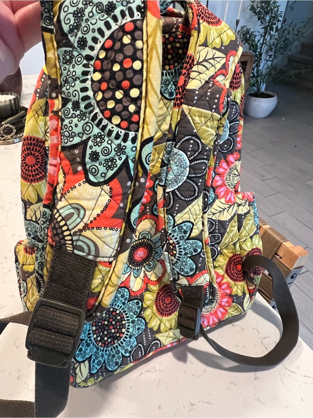 Vera Bradley Diaper Bag Packpack - Large size - Picture 6 of 8